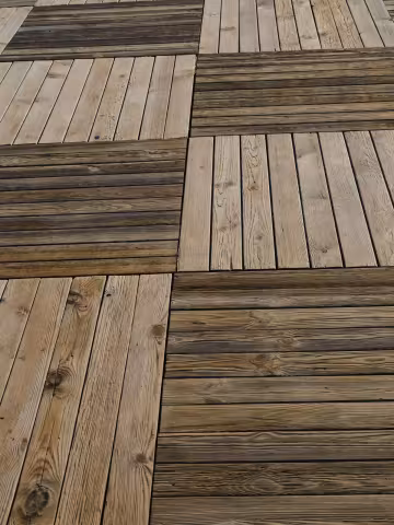 Refinished and polished hardwood floor in an Oakville home